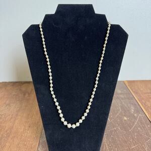 Marvella 22 inch Long Vintage‎ Graduated Genuine Pearl Necklace